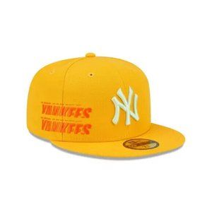 Exclusive Men's New Era Gold New York Yankees Tonal 59FIFTY Fitted Hat